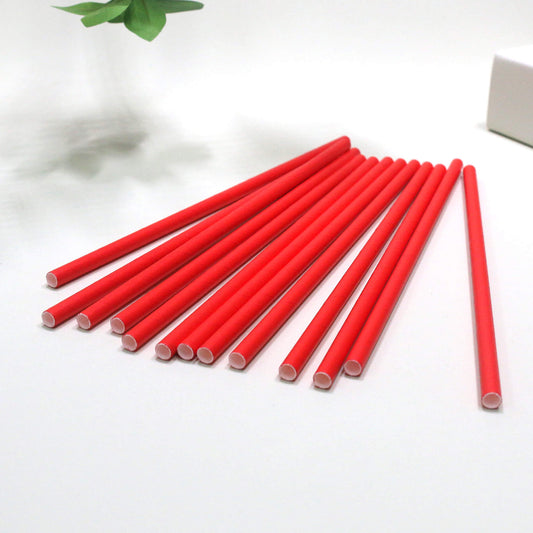 Colored Paper Straws