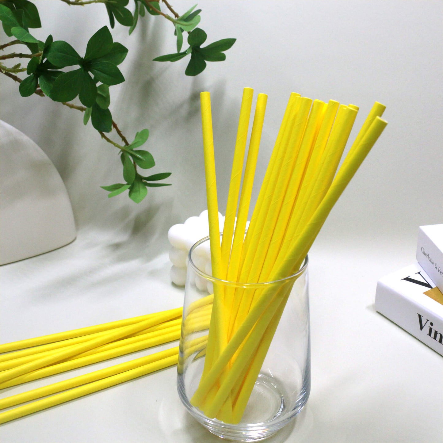 Colored Paper Straws