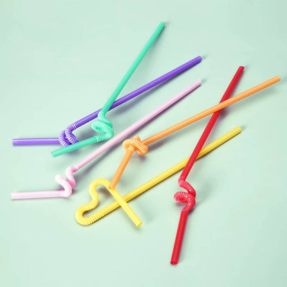 Bendy Plastic Straws