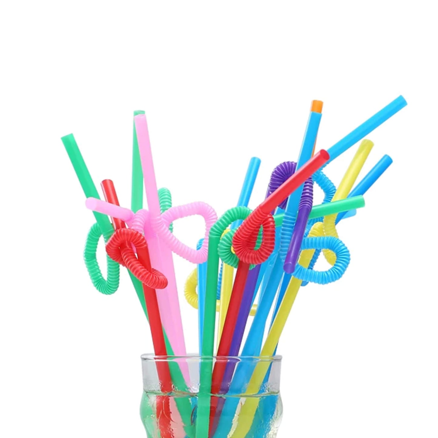 Bendy Plastic Straws