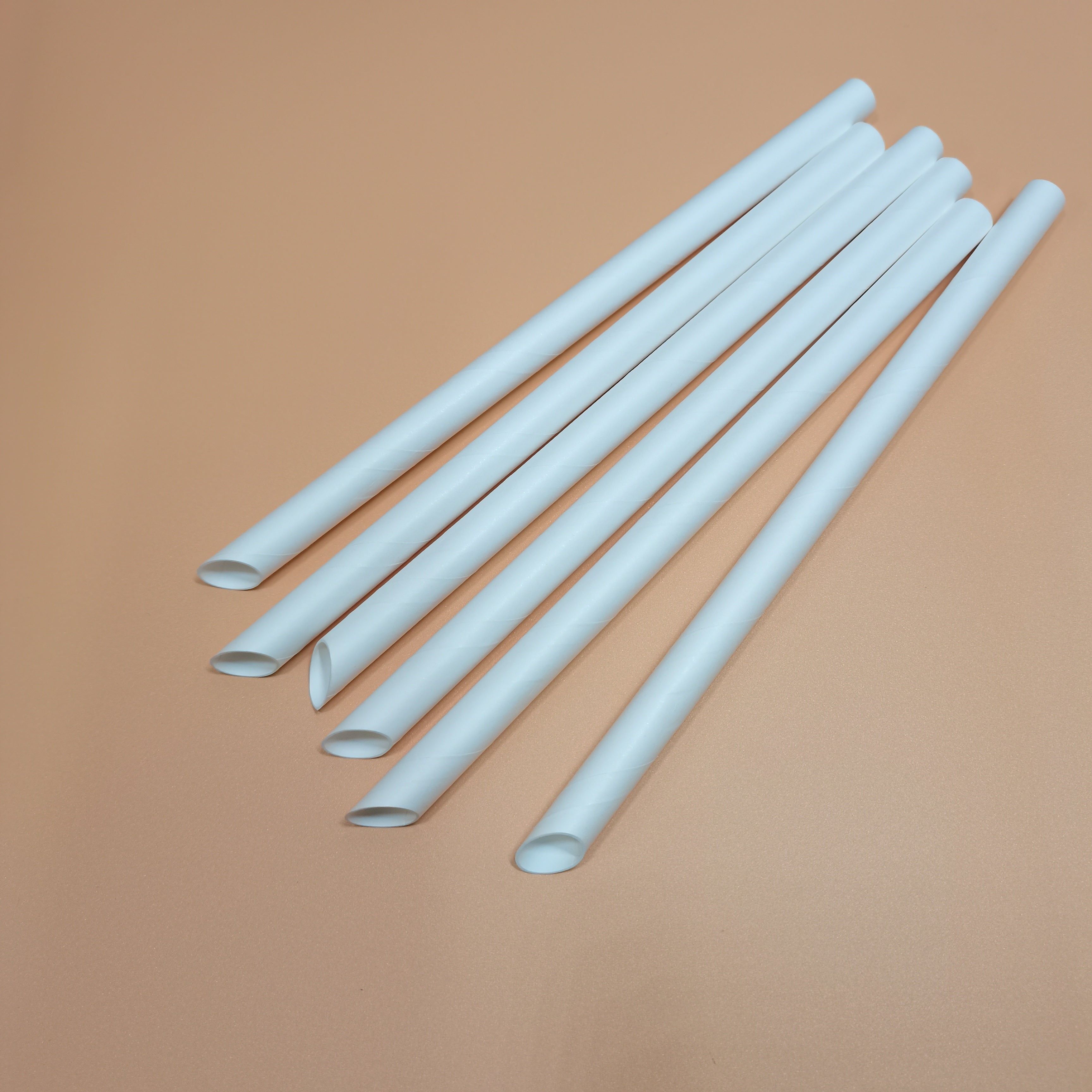 White paper straw